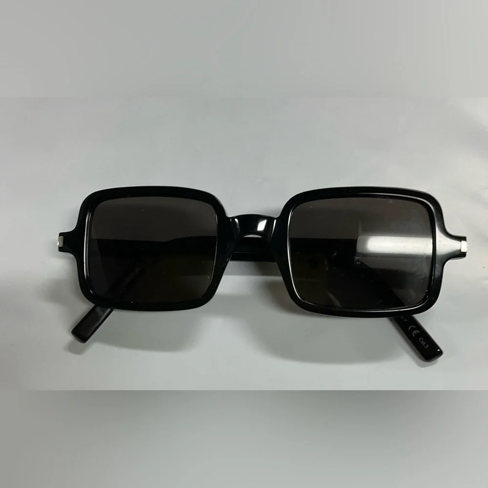 Saint Laurent Black Square Sunglasses - Picture 2 of 7
